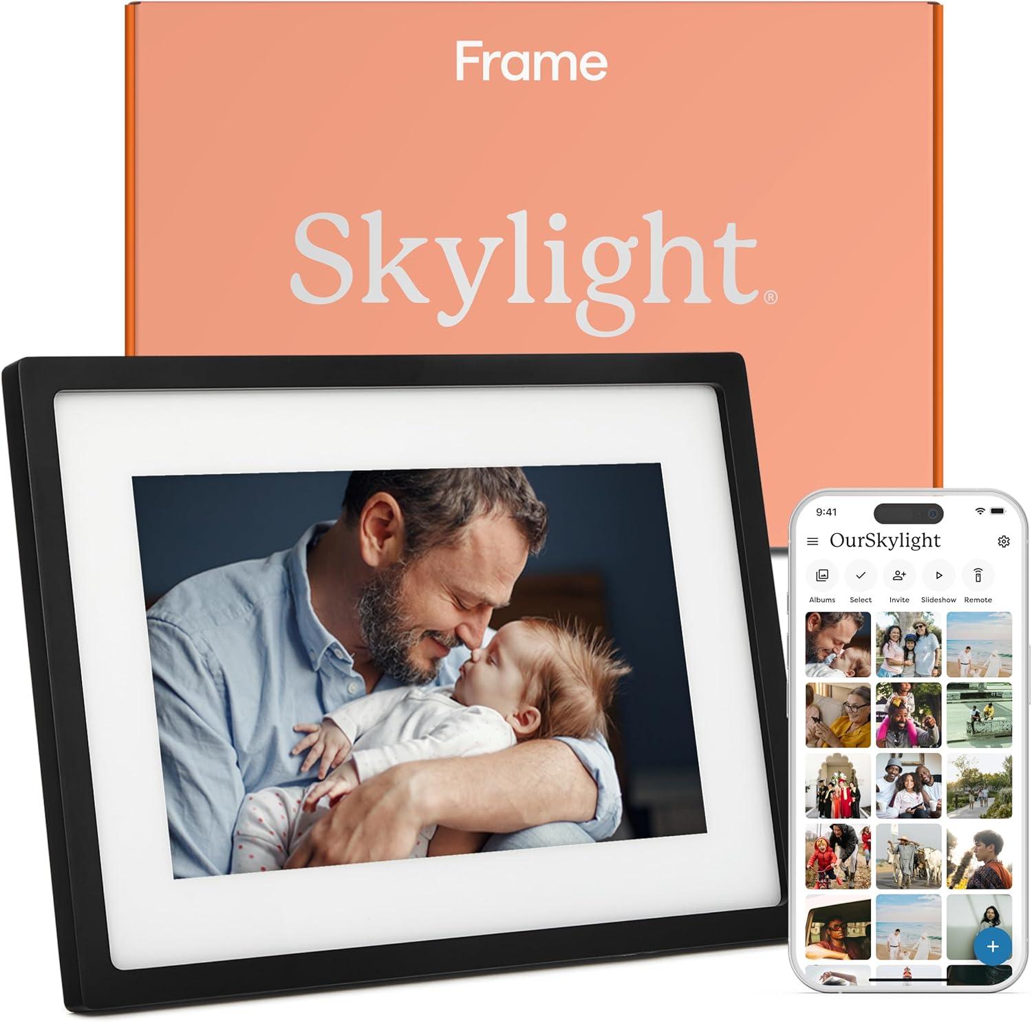 Skylight Frame: 10-inch Wifi Digital Picture Frame, Email Photos from Anywhere, Touch Screen Display
