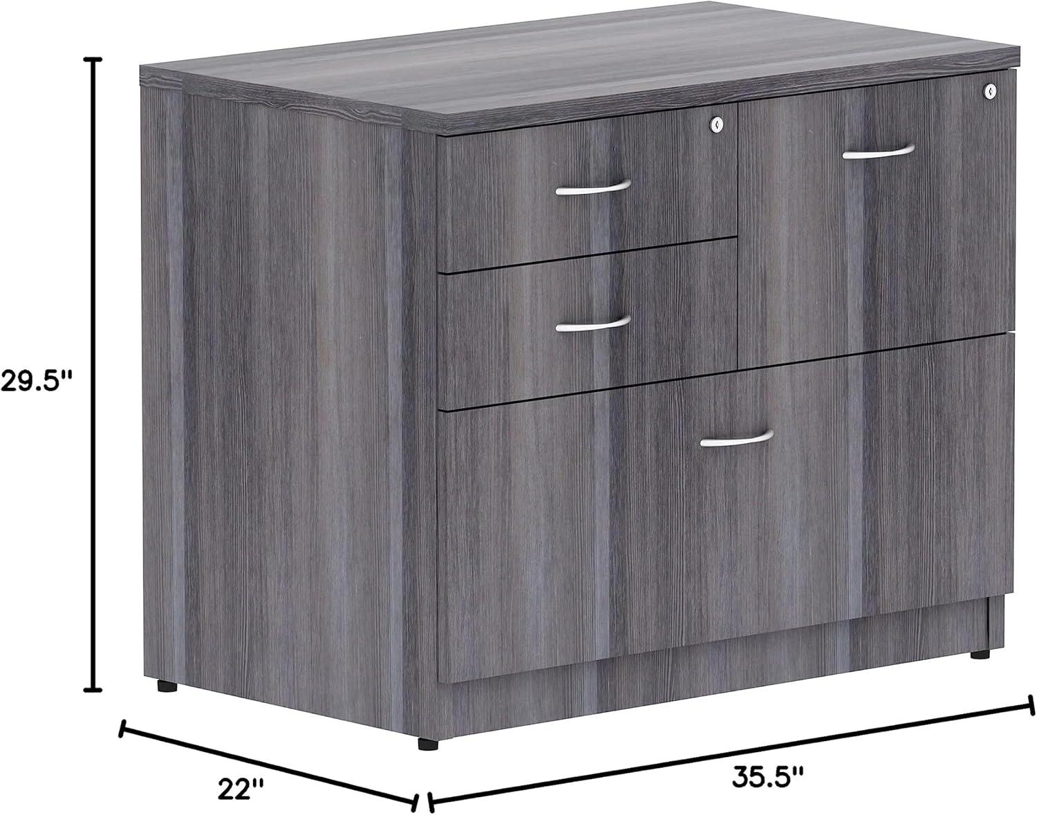 36'' Wide 4 -Drawer File Cabinet