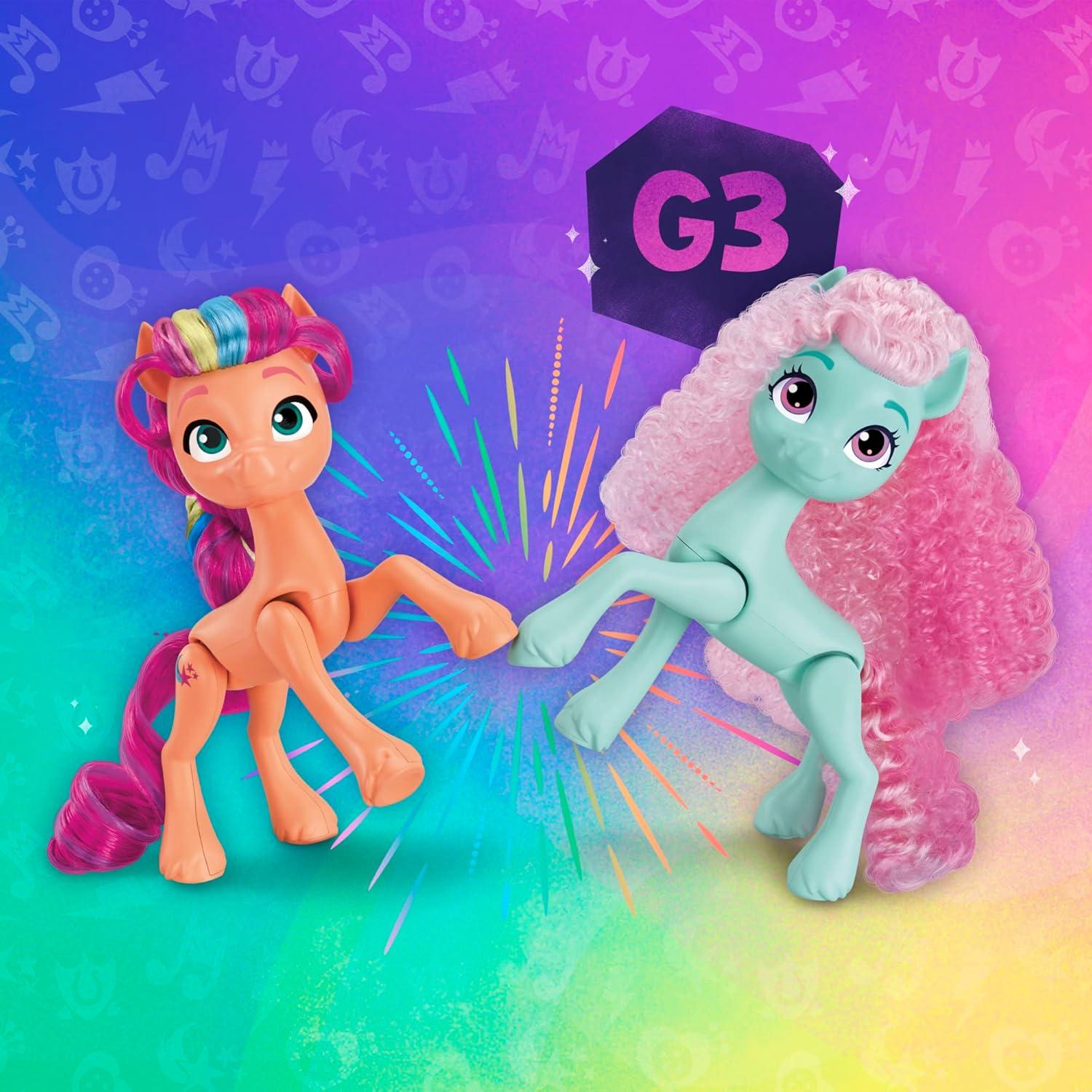 Hasbro My Little Pony Pinkie Pie and Izzy Moonbow Doll, 6 Pack