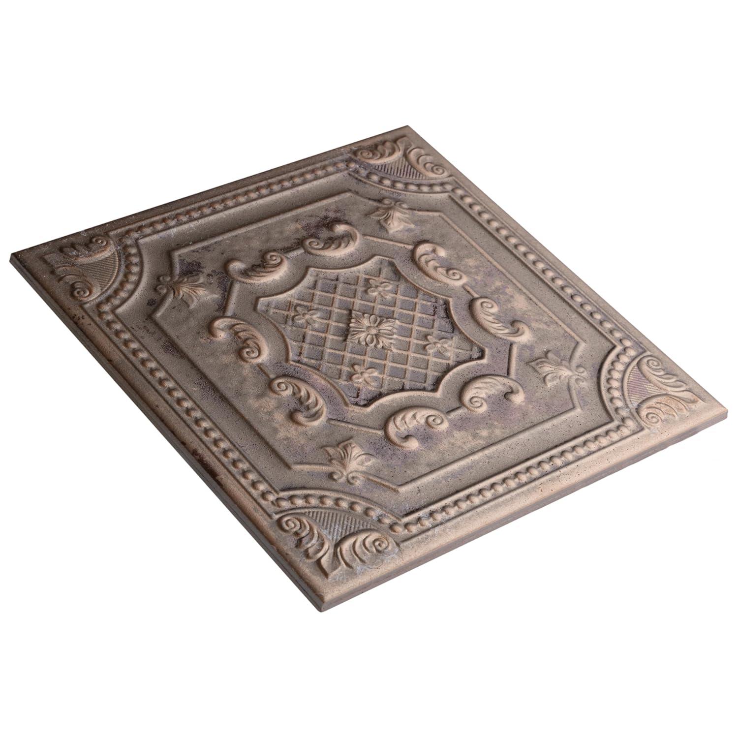 Fitz 8" x 8" Ceramic Patterned Wall Tile