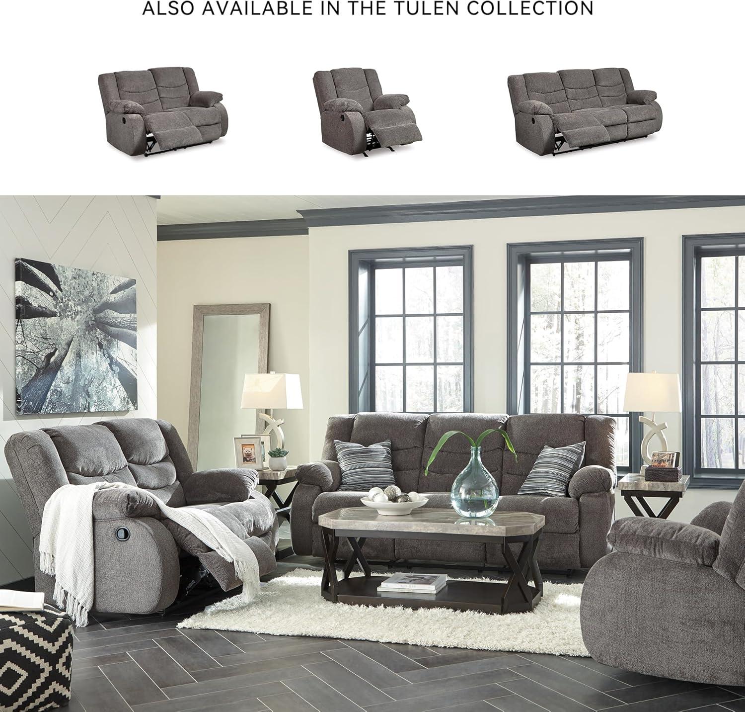 Signature Design by Ashley Tulen Rocker Recliner in Gray