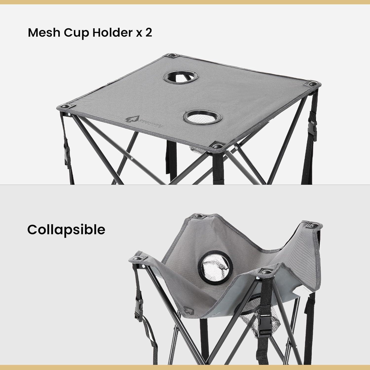 Square Fabric Outdoor Folding Camping Table