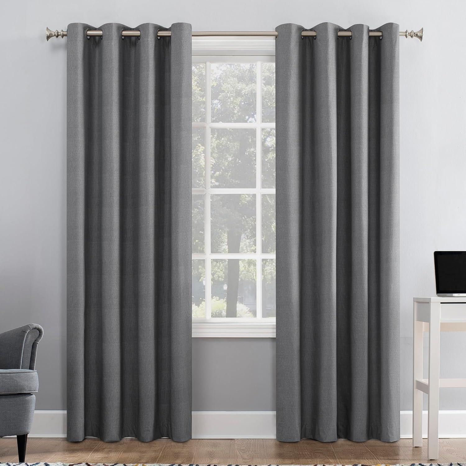 Sun Zero Cameron Thermal Insulated 100% Blackout Grommet Curtain Panel