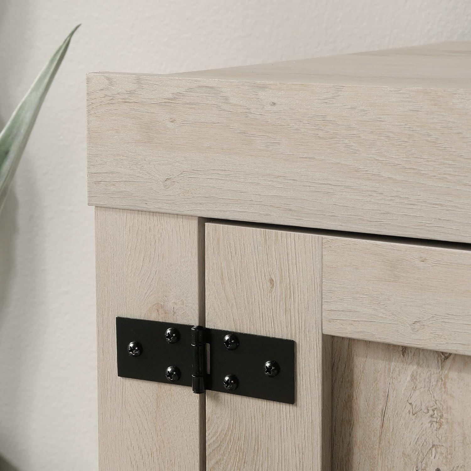 Chalked Chestnut Farmhouse TV Credenza with Cabinet