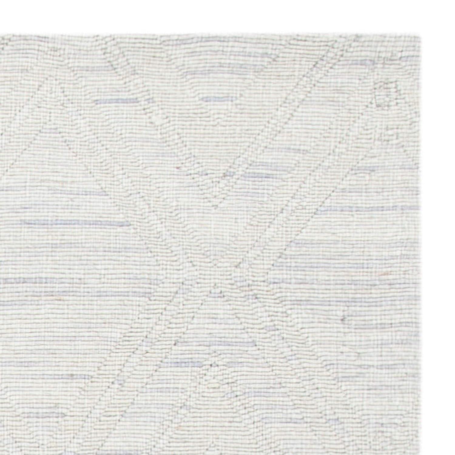 Marbella MRB312 Hand Loomed Indoor Area Rug - Silver/Ivory - 9'x12' - Safavieh