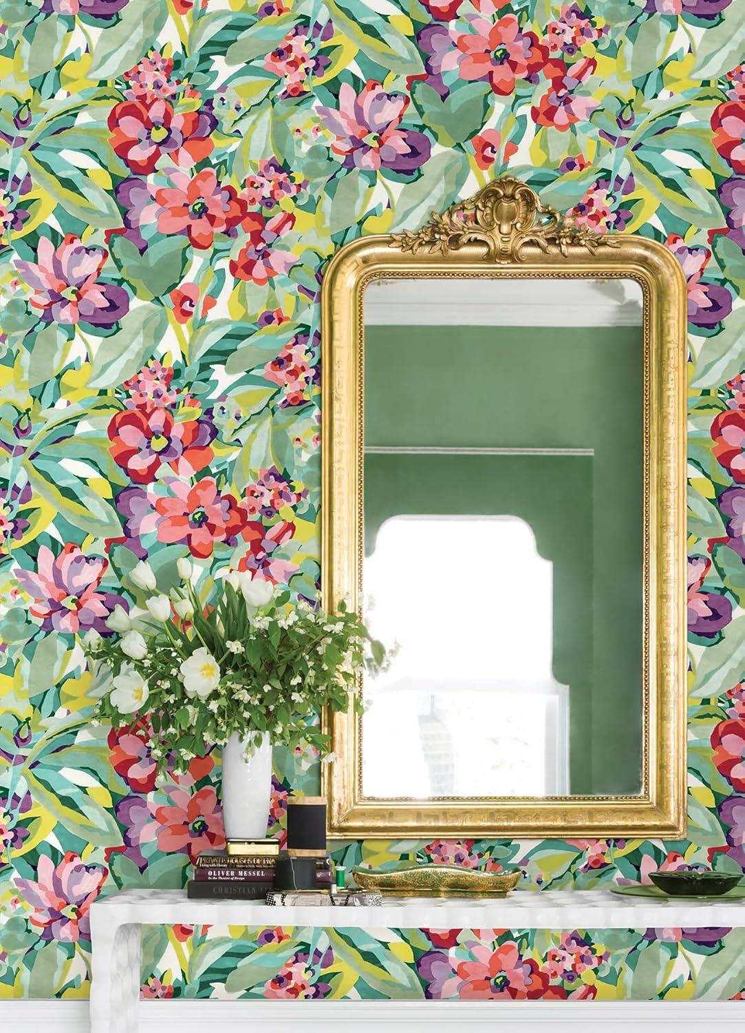 Belles Fleurs Peel & Stick Floral Roll