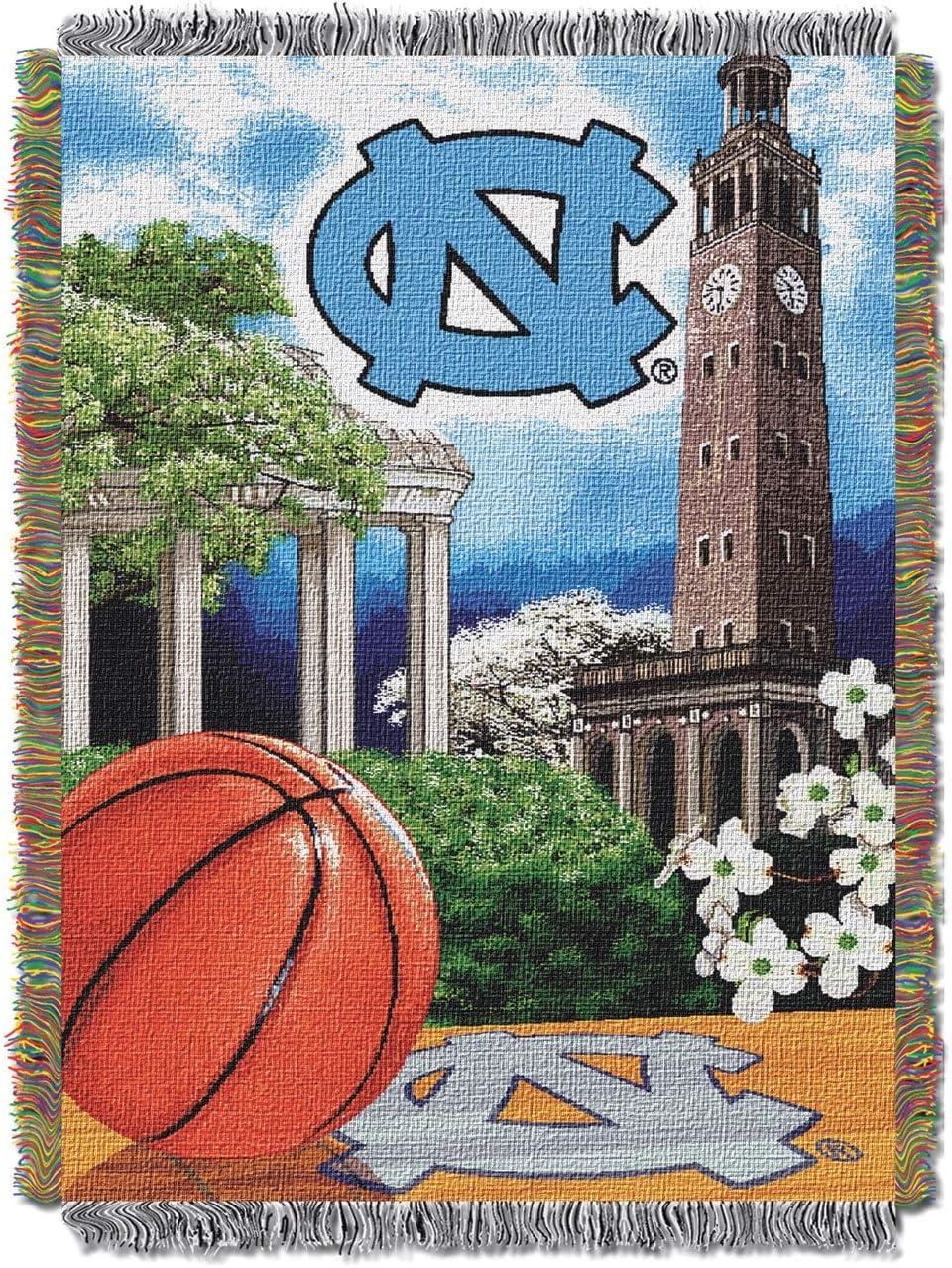 North Carolina Tar Heels Woven Tapestry Throw Blanket, 48" x 60"