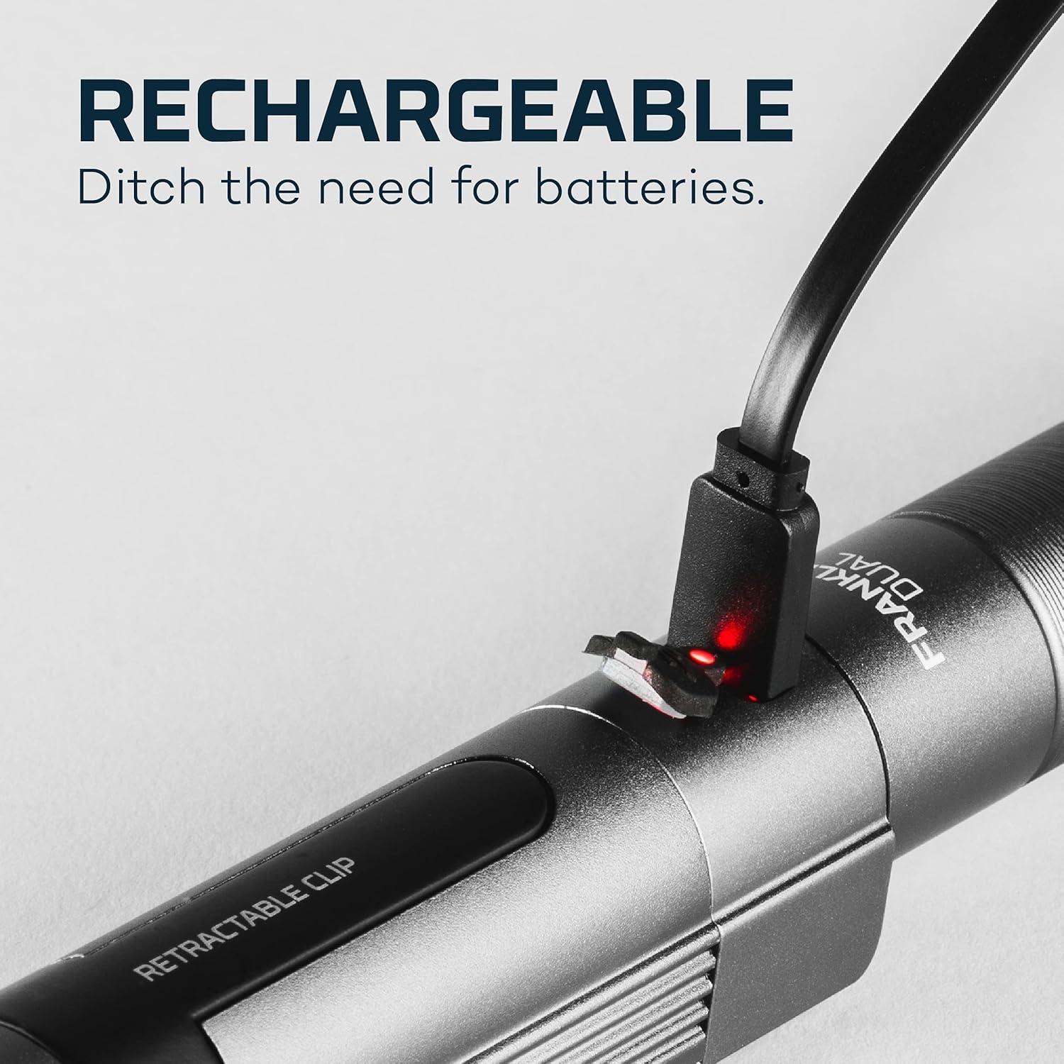 NEBO FRANKLIN Dual Work Light Flashlight- Rechargeable-LARRY PRO