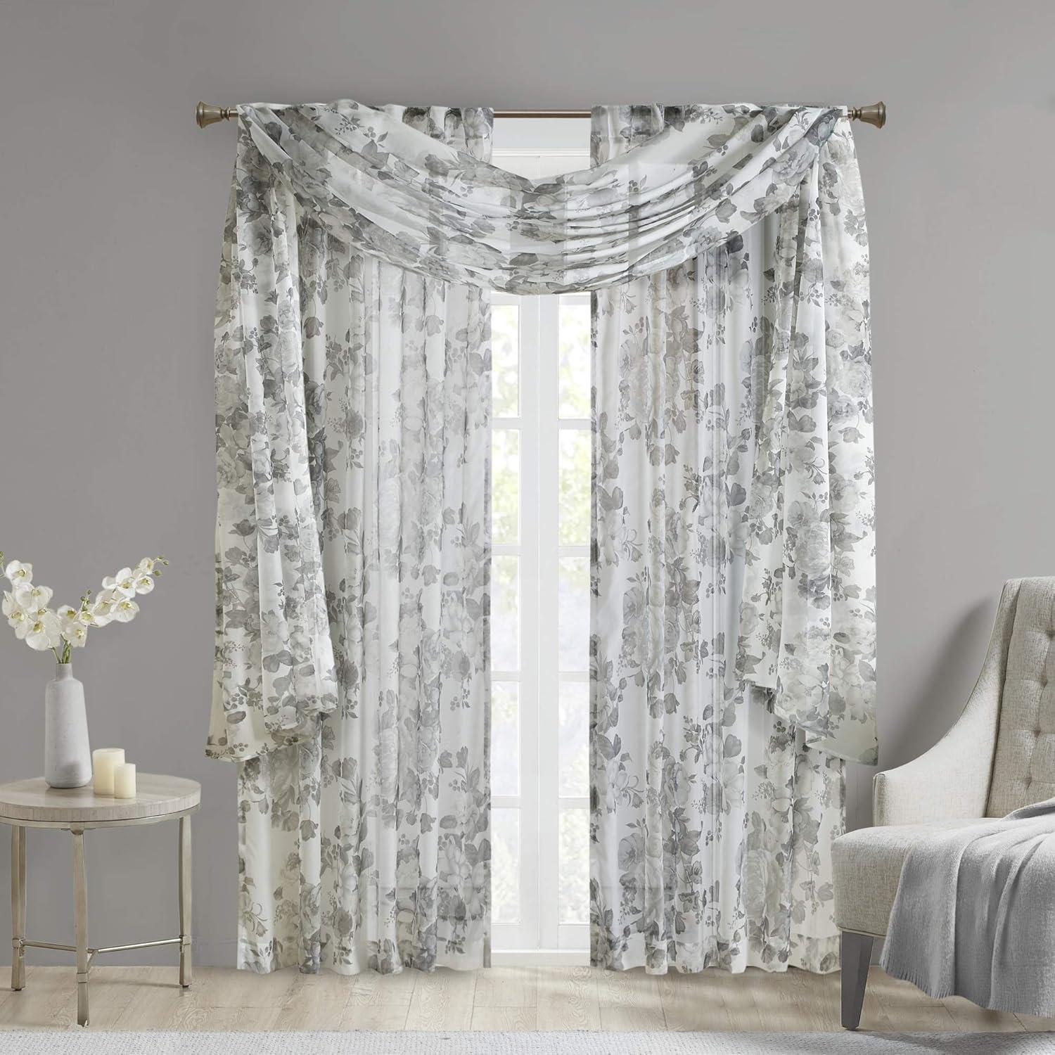 Madison Park Simone Marcus Sheer Curtain Panel