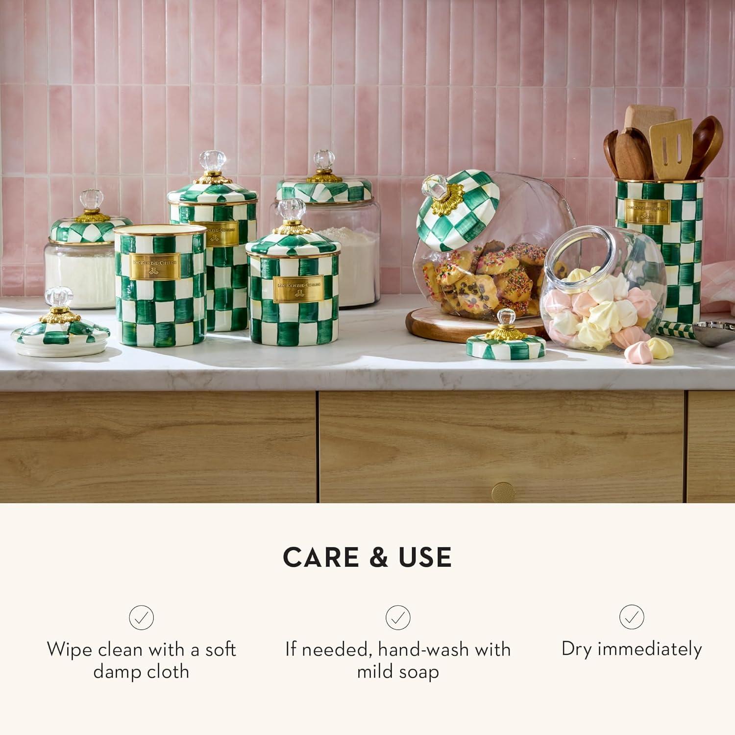 MacKenzie-Childs Courtly Check® Kitchen Canister