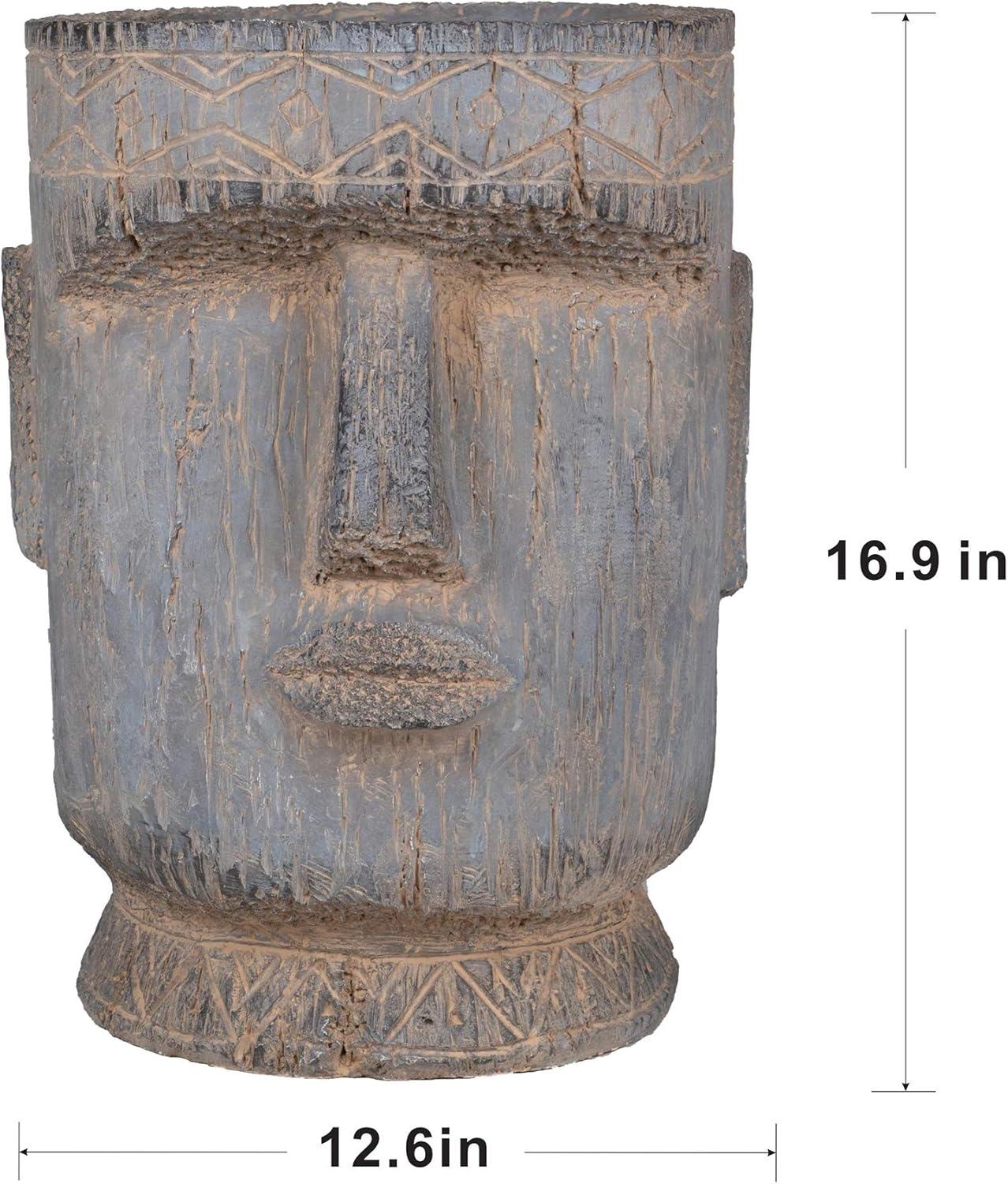 A and B Home A&B Home Rustic Stone Statue Planter