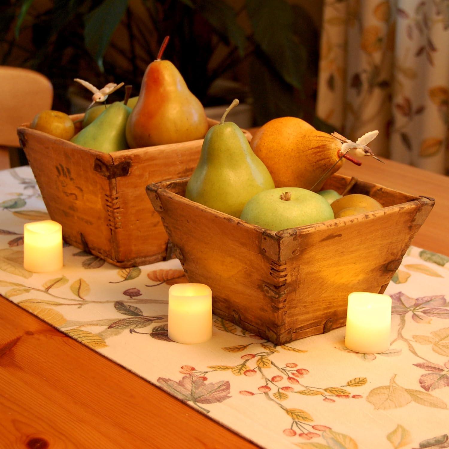 1.5 in. Amber Votive LED Candle (Set of 12)