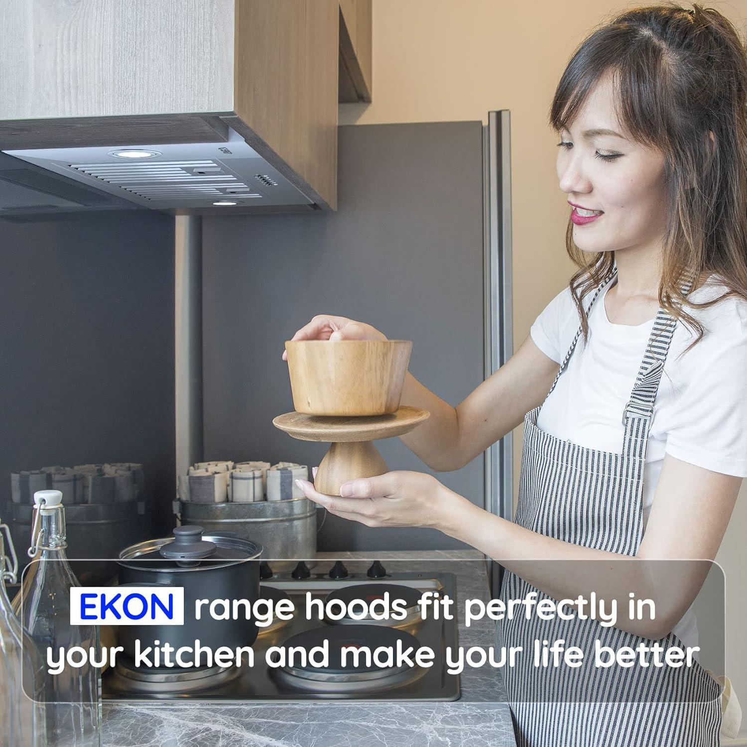 EKON KITCHEN EXPERT 36" Stainless Steel 900 CFM Convertible Insert Range Hood