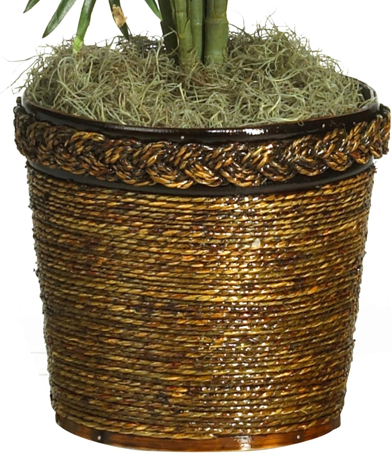 Nearly Natural 4.5ft. Areca Palm Artificial Tree with Basket