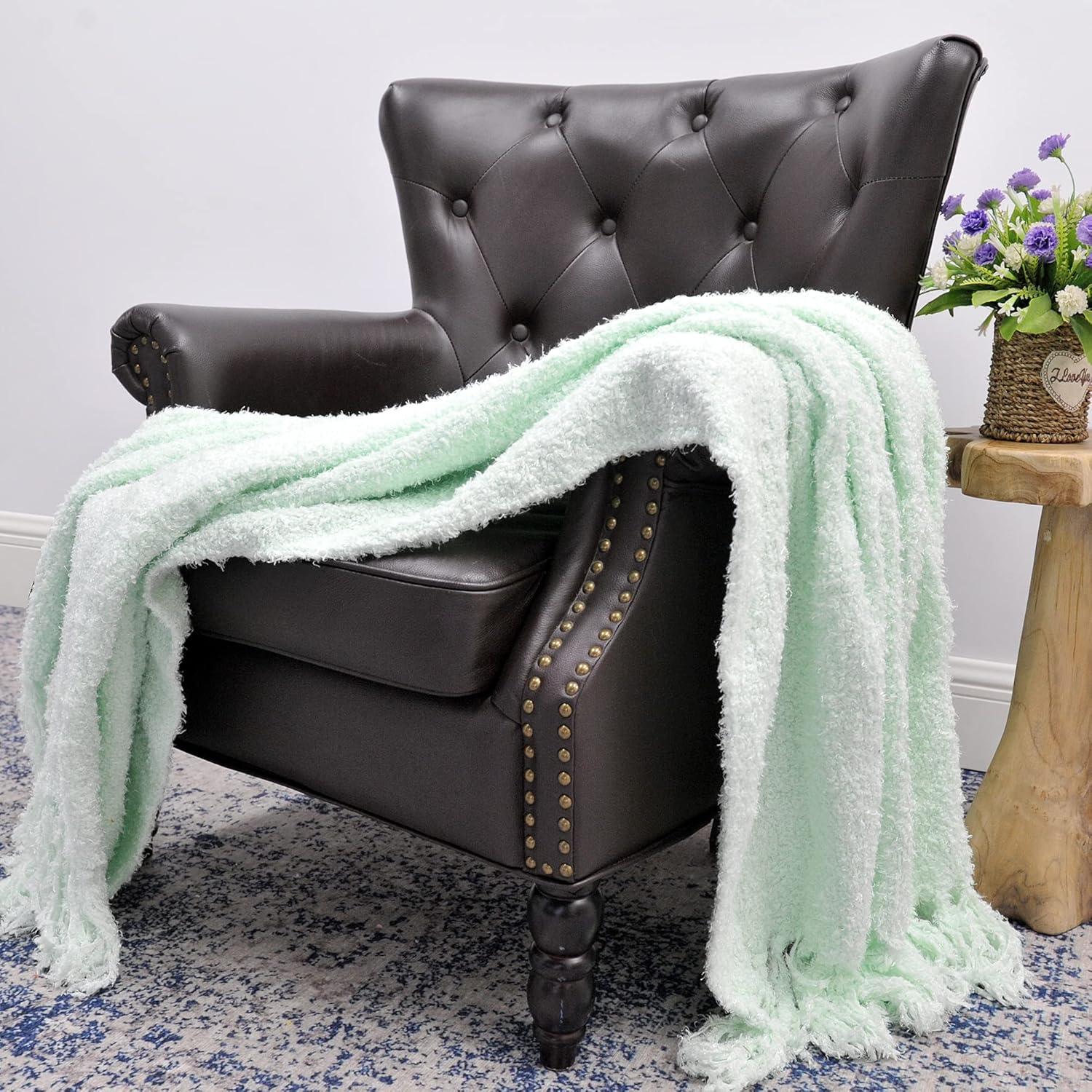 Home Soft Things Fluffy Handmade Throw Blanket