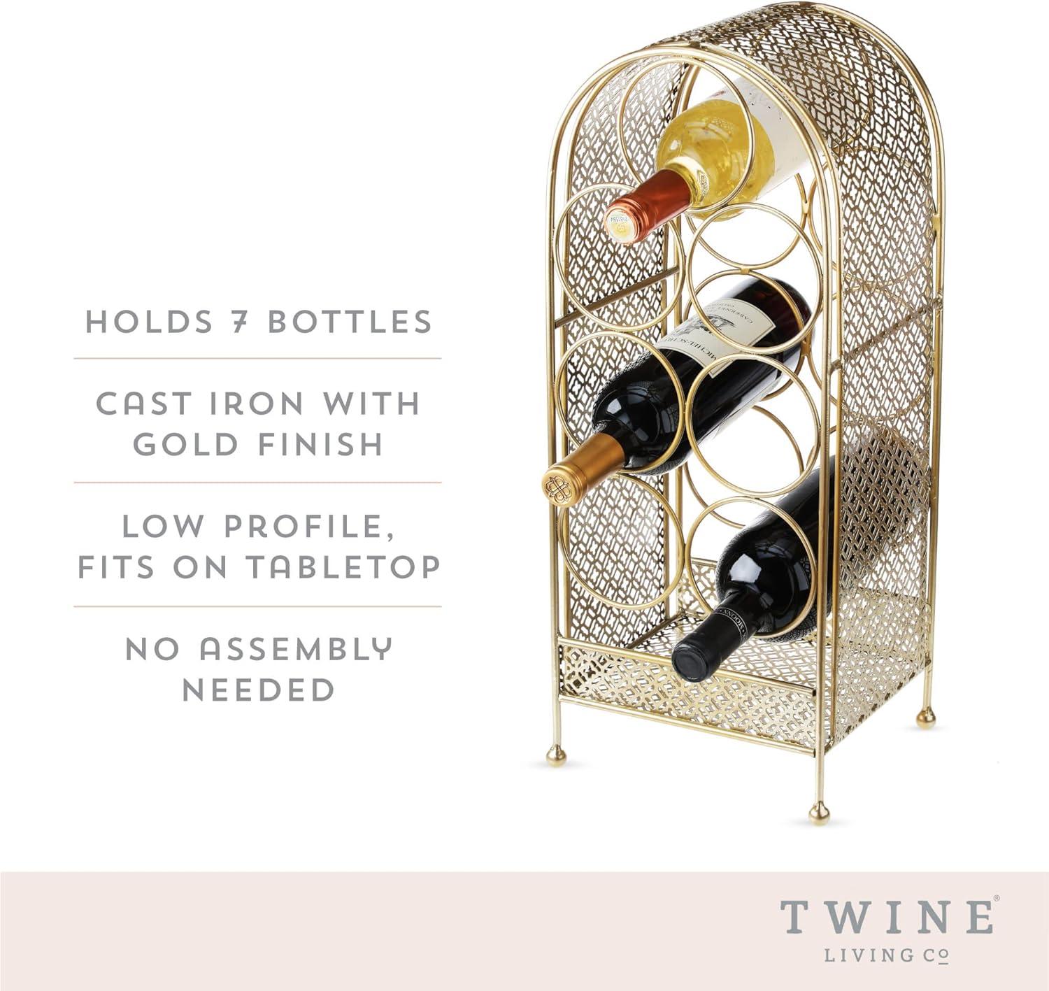 Trellis 7-Bottle Wine Rack