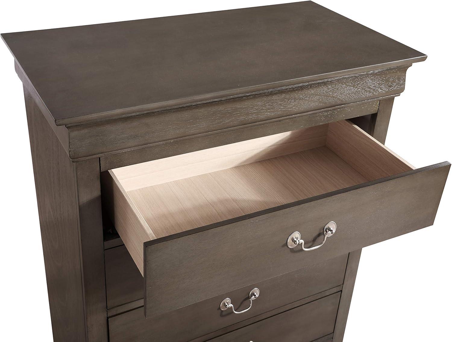 Glory Furniture Louis Phillipe 5 - Drawer Dresser