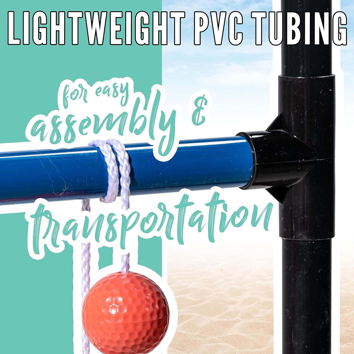 Franklin Sports Ladder Ball Lawn Game Set - Outdoor Lawn Game - Includes 2 Targets + 6 Toss Bolas