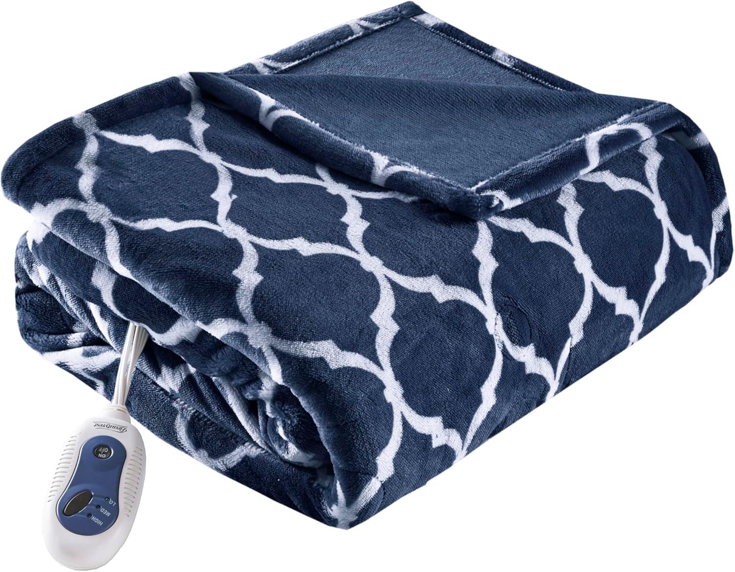 Beautyrest Beautyrest Heated Ogee Oversized Throw