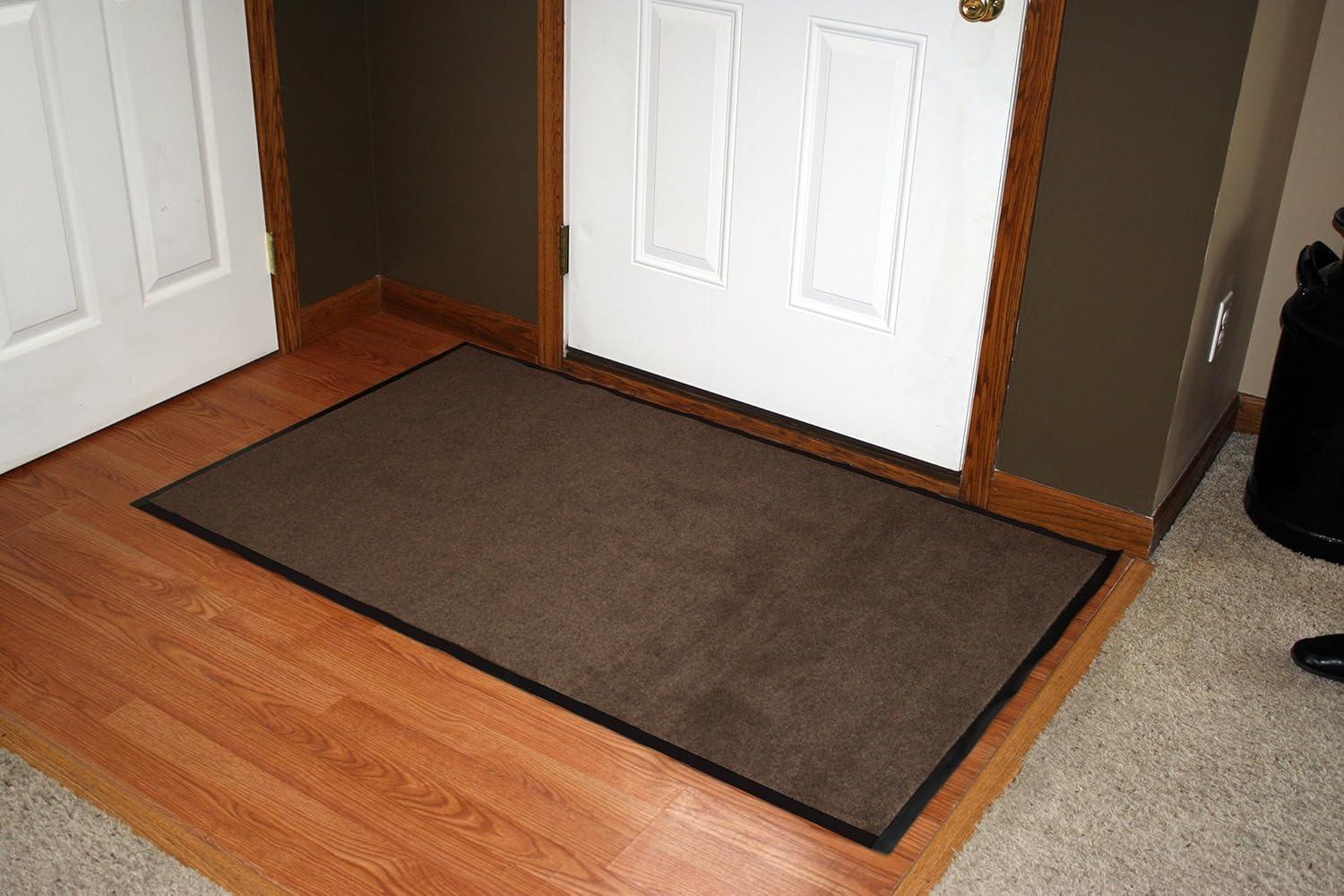 Wipe-N-Walk Brown Vinyl 3x5 Indoor Entryway Mat