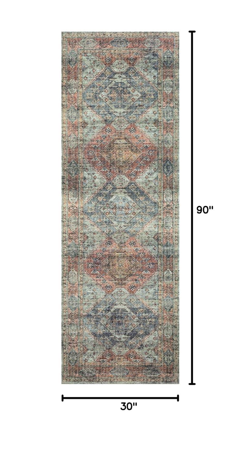Loloi II Skye SKY-13 Natural / Sand Oriental Area Rug 2'-6" x 7'-6"