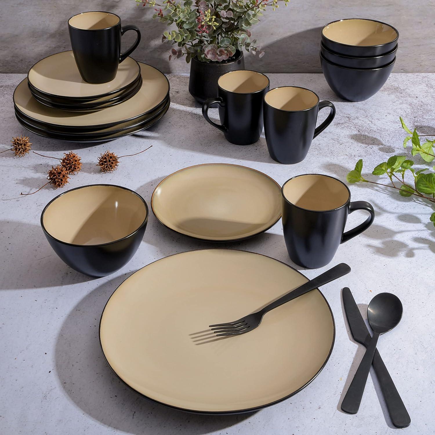 Gibson Elite 16pc Soho Lounge Round Dinnerware Set