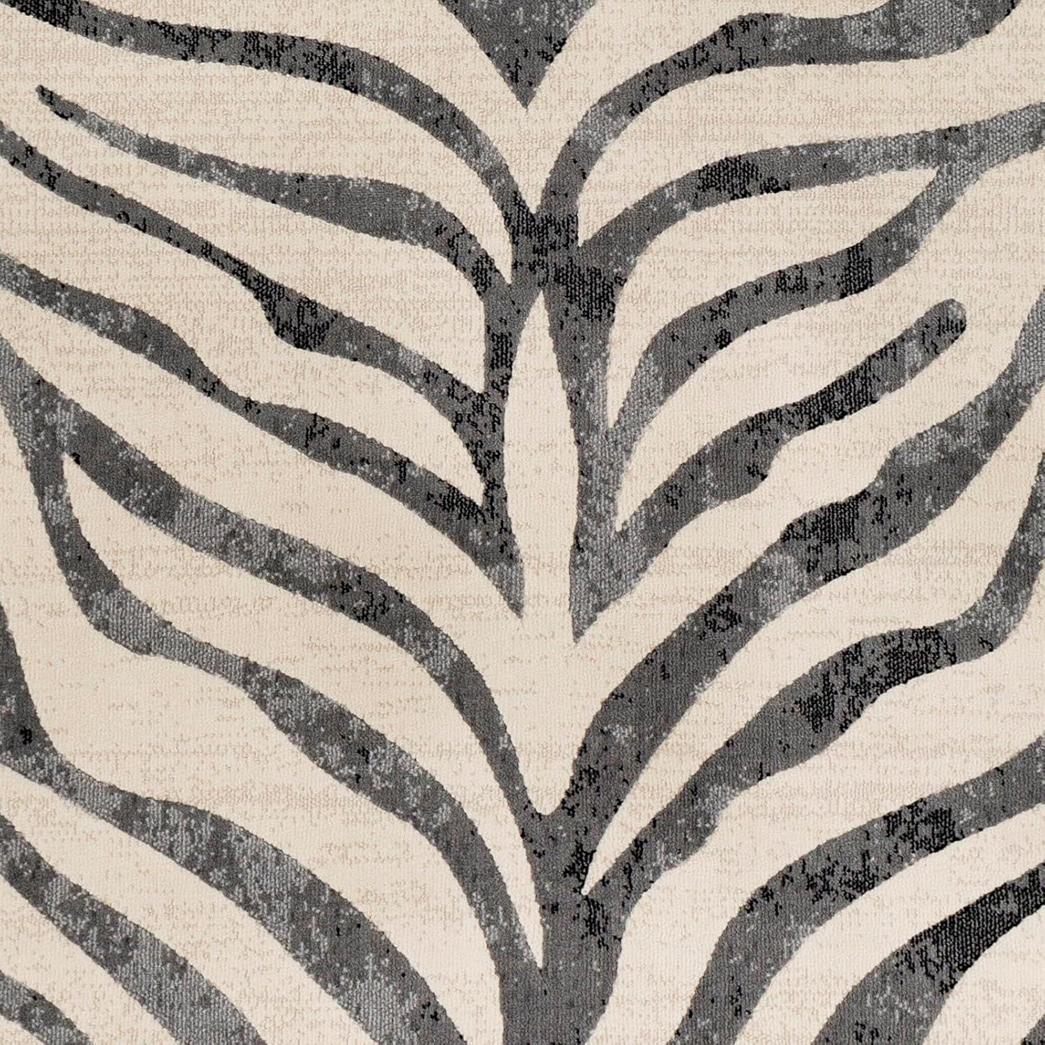 Mark & Day Vossen 5'3"x7'3" Rectangle Woven Indoor and Outdoor Area Rugs Medium Gray