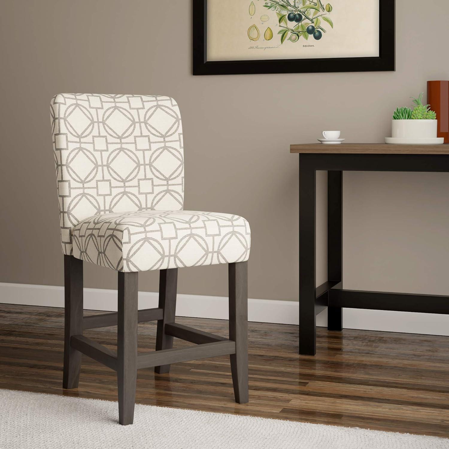 24" Upholstered Counter Height Barstool - HomePop