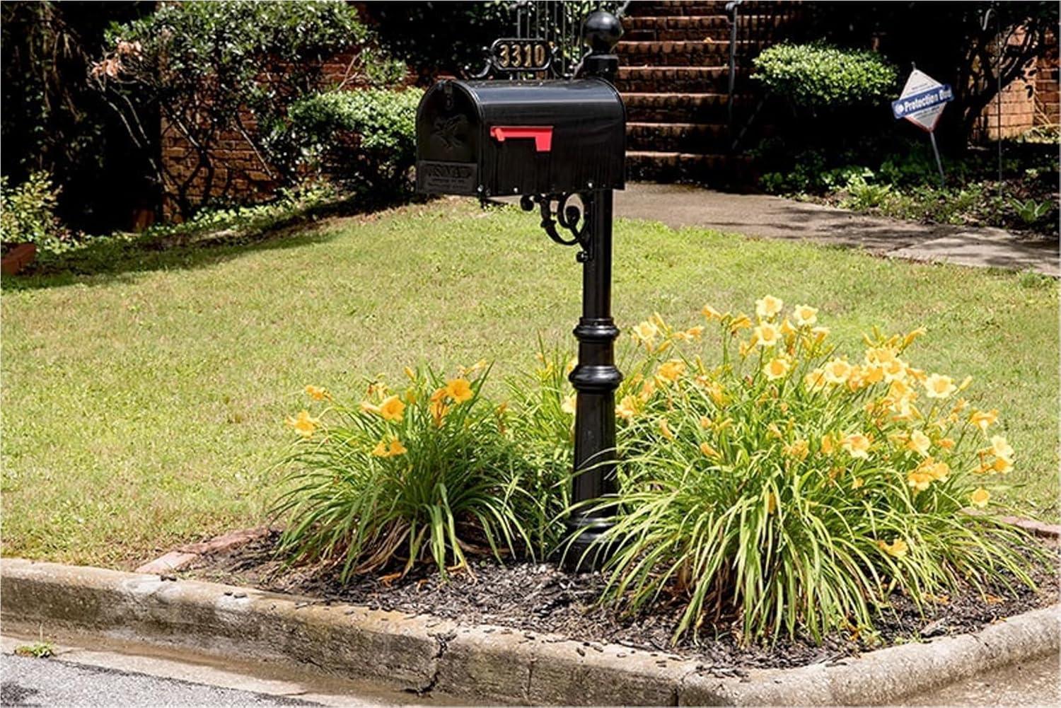 4Ever Products Avenues Mailbox with Post Included