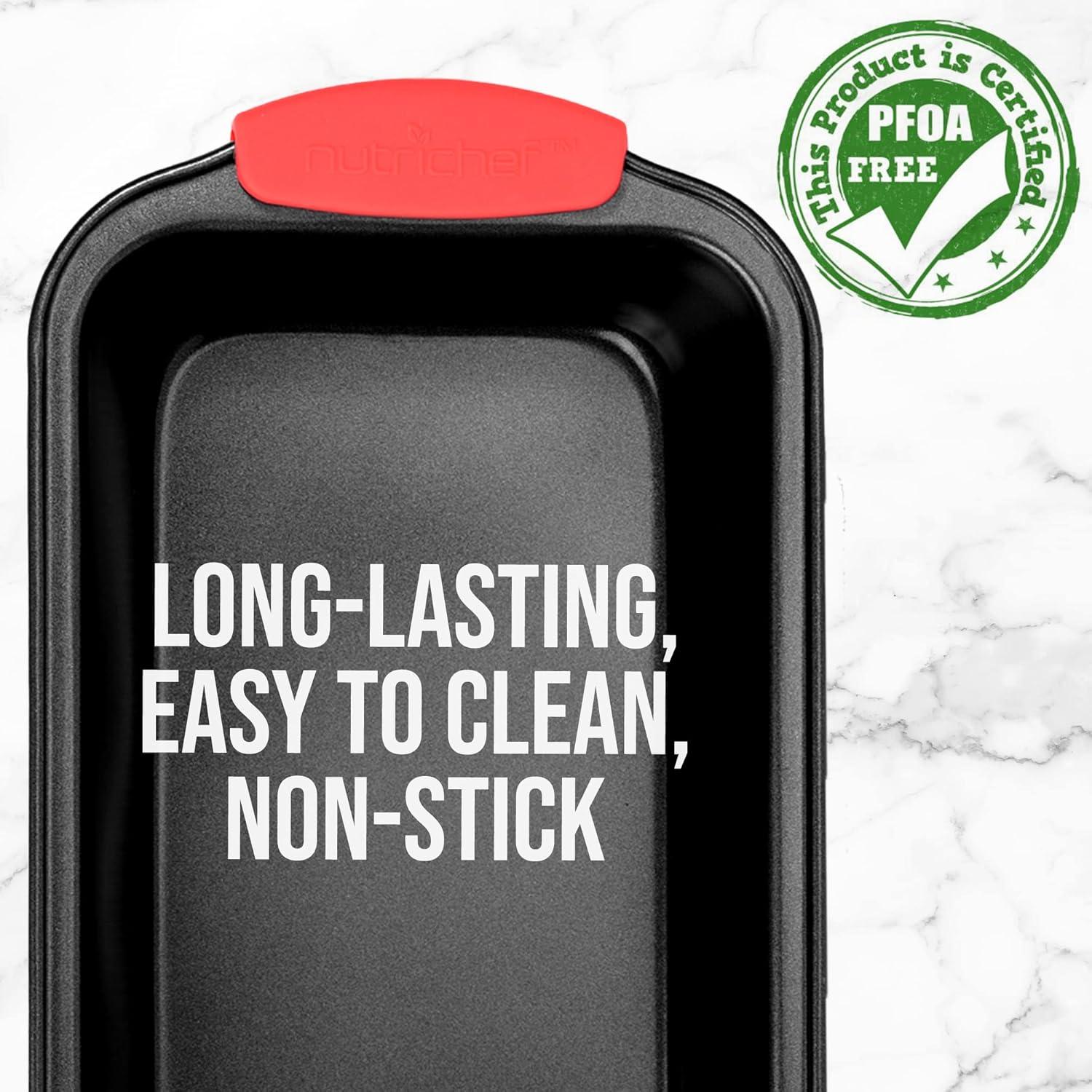 NutriChef NutriChef Aluminum Non-Stick Rectangle Cake Pan