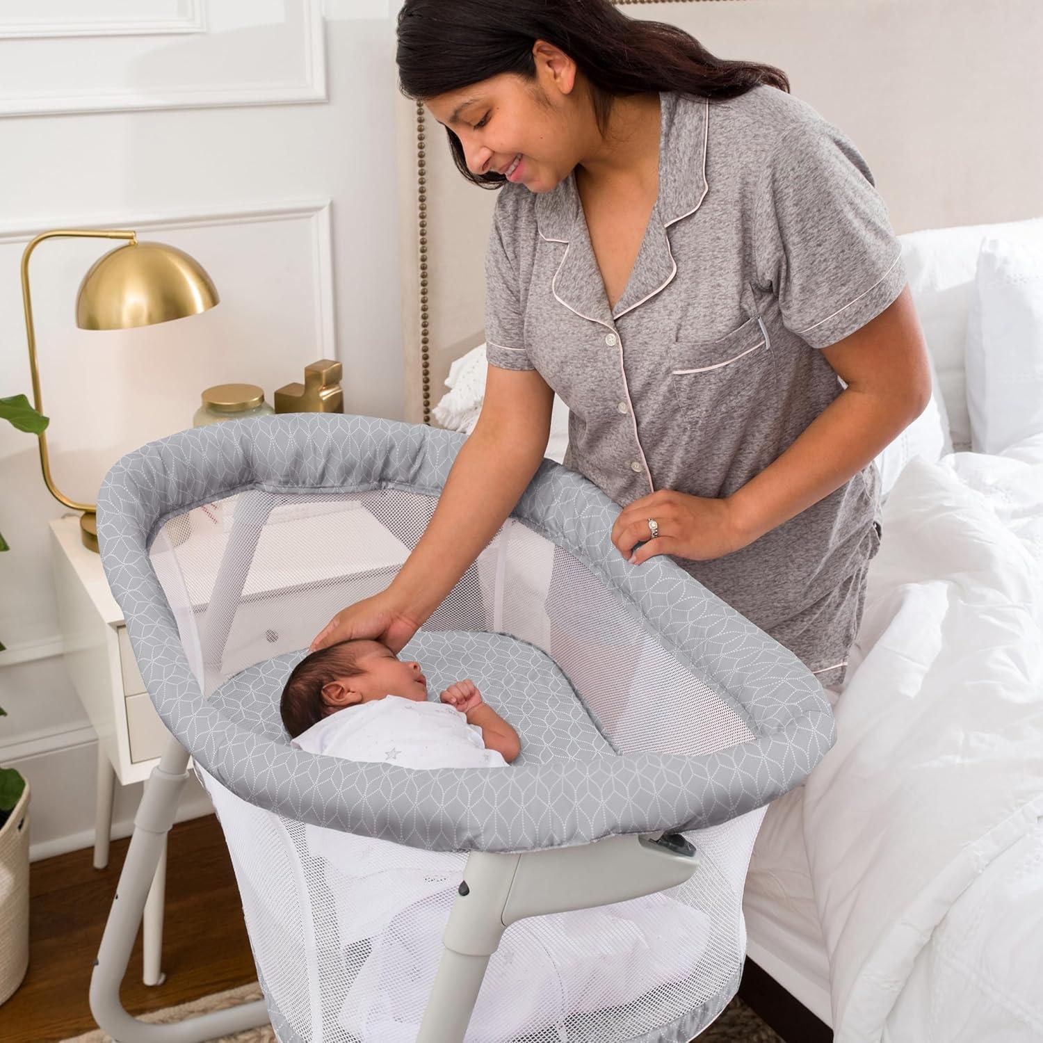 HALO Innovations BassiNest Flex Portable Bassinet - Morning Mist