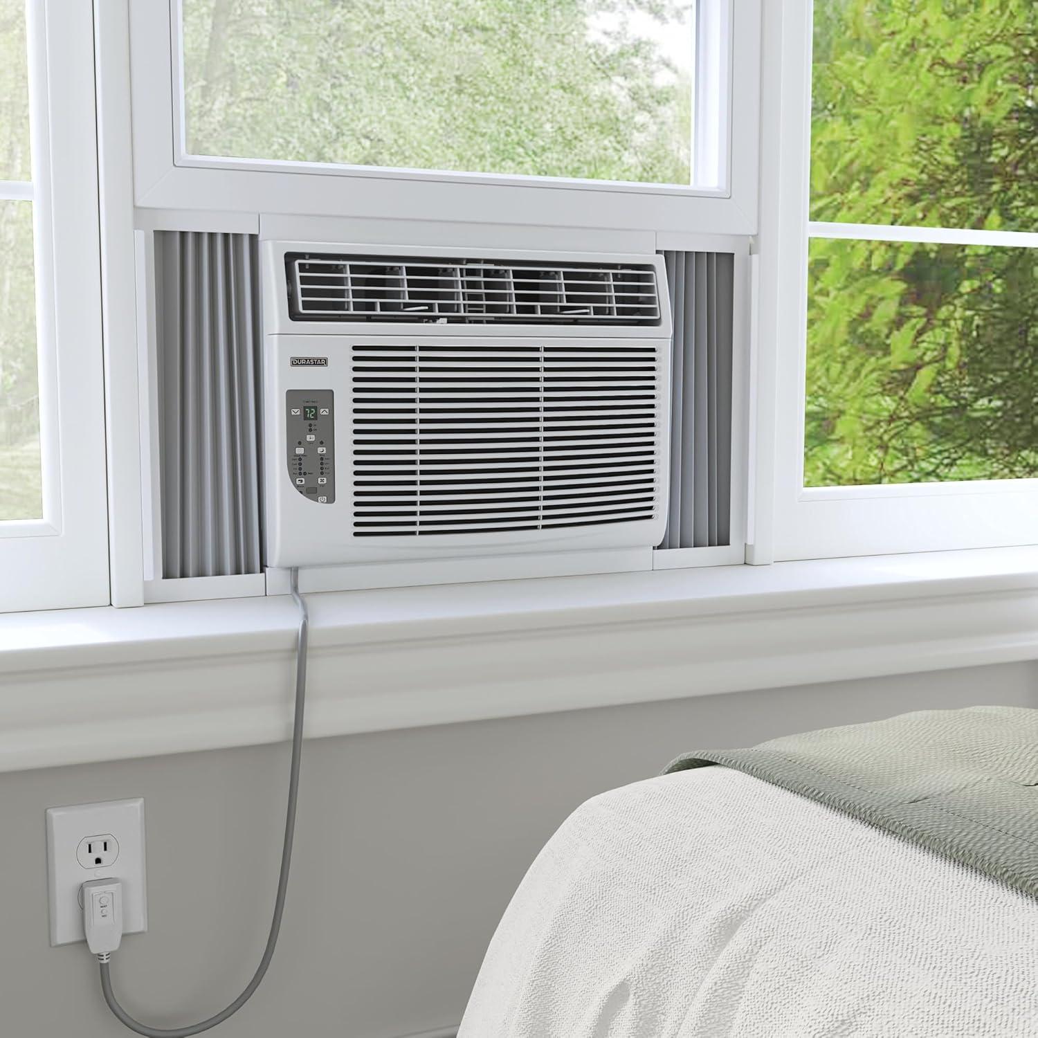 Durastar Durastar 12,000 BTU 230V Window Air Conditioner with 11000 BTU Supplemental Heating and Remote Control