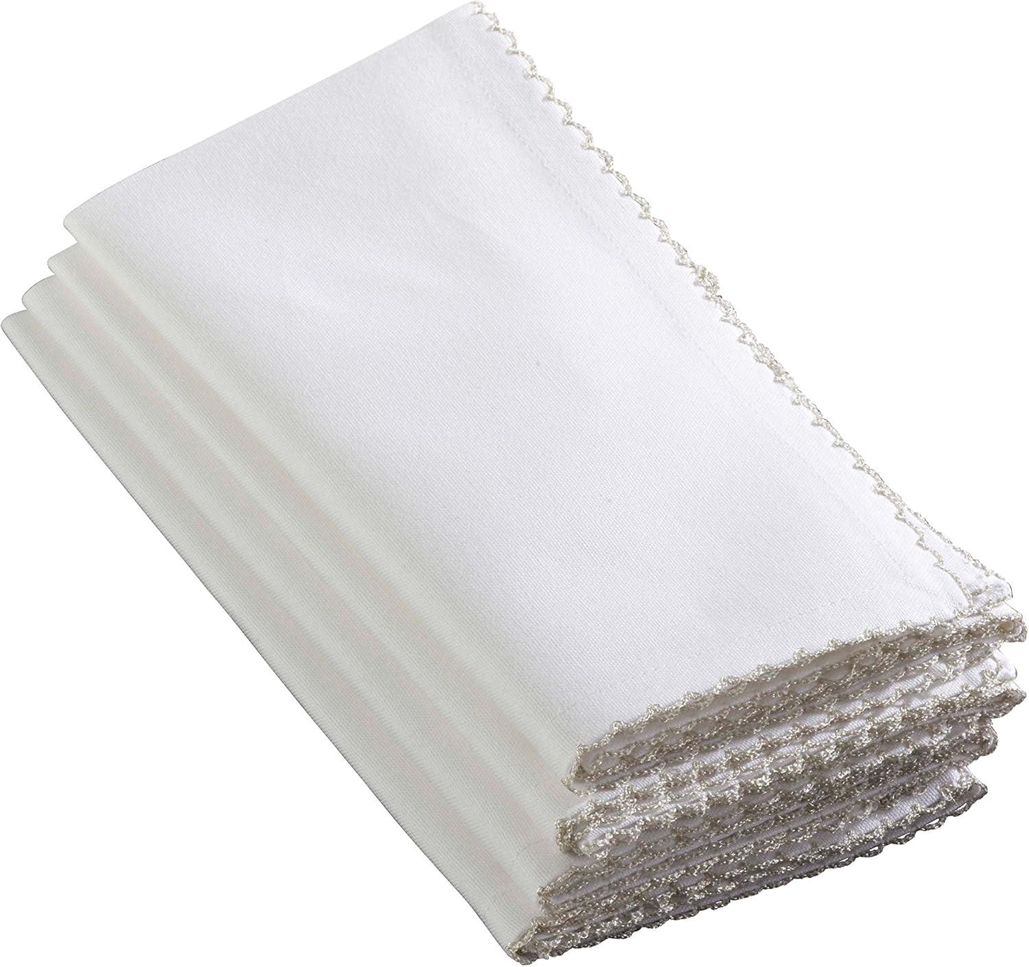 Saro Lifestyle Whip Stitched Table Napkin (Set of 4)