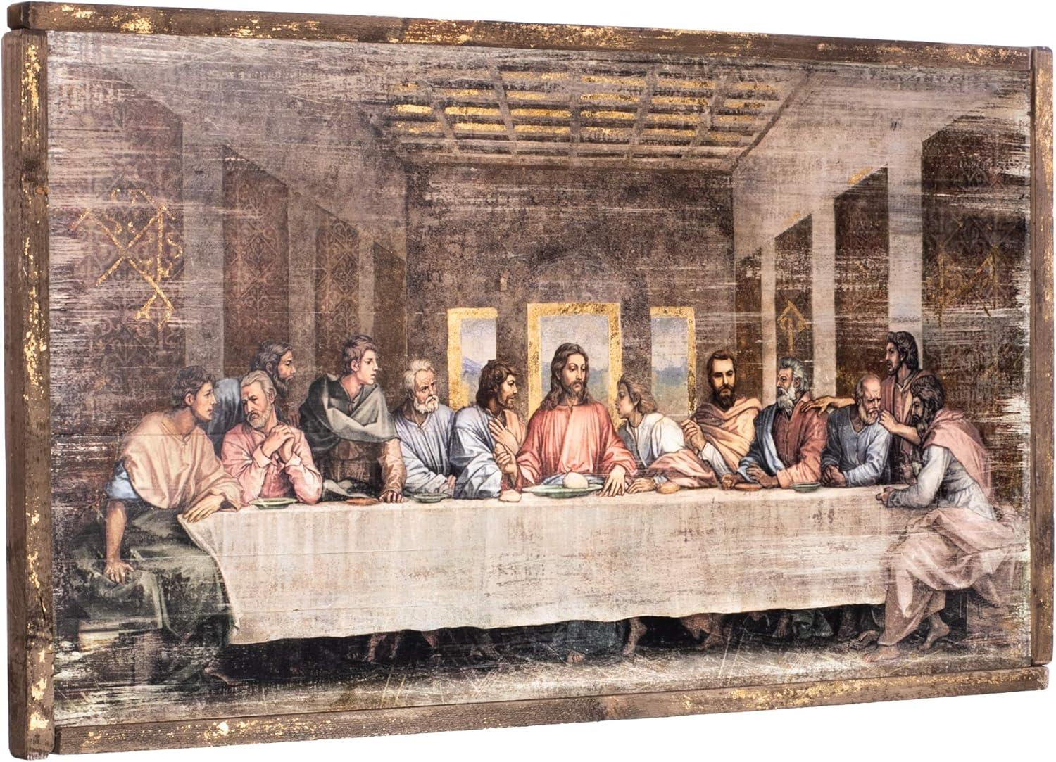 Joseph's Studio 21" H The Last Supper Framed