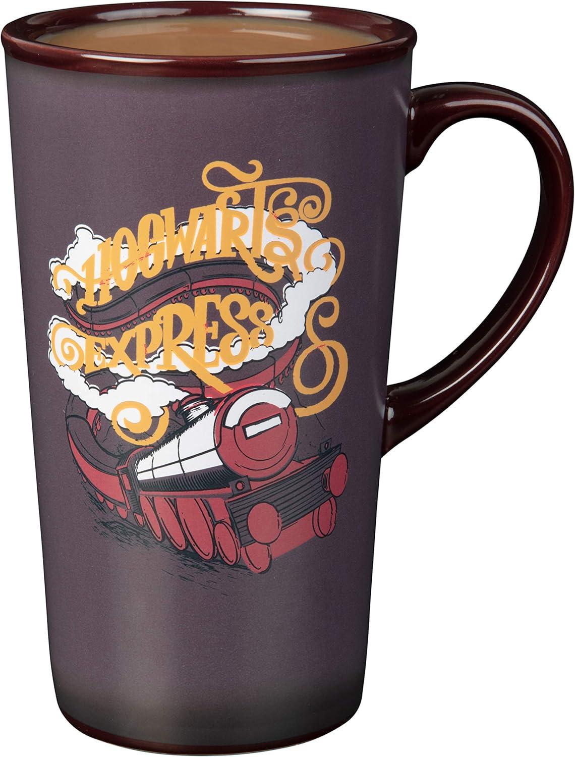 Harry Potter Platform 9 3/4 Tall Mug, 17oz - Hogwarts Express Image Activates with Heat - Large Tumbler Style - Officially Licensed - Gift for Kids & Adults