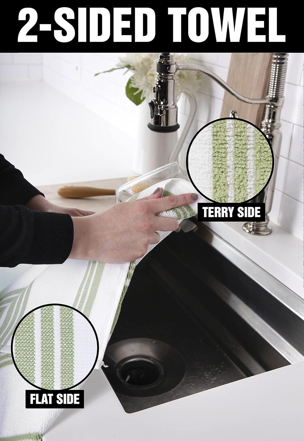 All-Clad All-Clad Dual Striped Tea Towel (Set of 3)