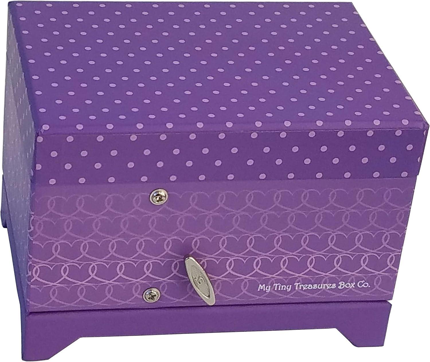 Ballerina Music Box (Heart Ballerina Music Box - Purple)