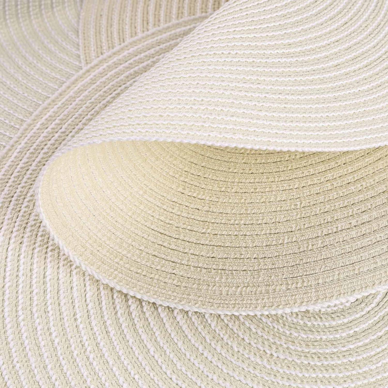 Asija Placemats，Round Cotton Braided Table Place Mats Braided Coaster Placemas Non-Slip Table Mats Placemats Set of 4 for in door Dining Kitchen Table Washable 15 inch