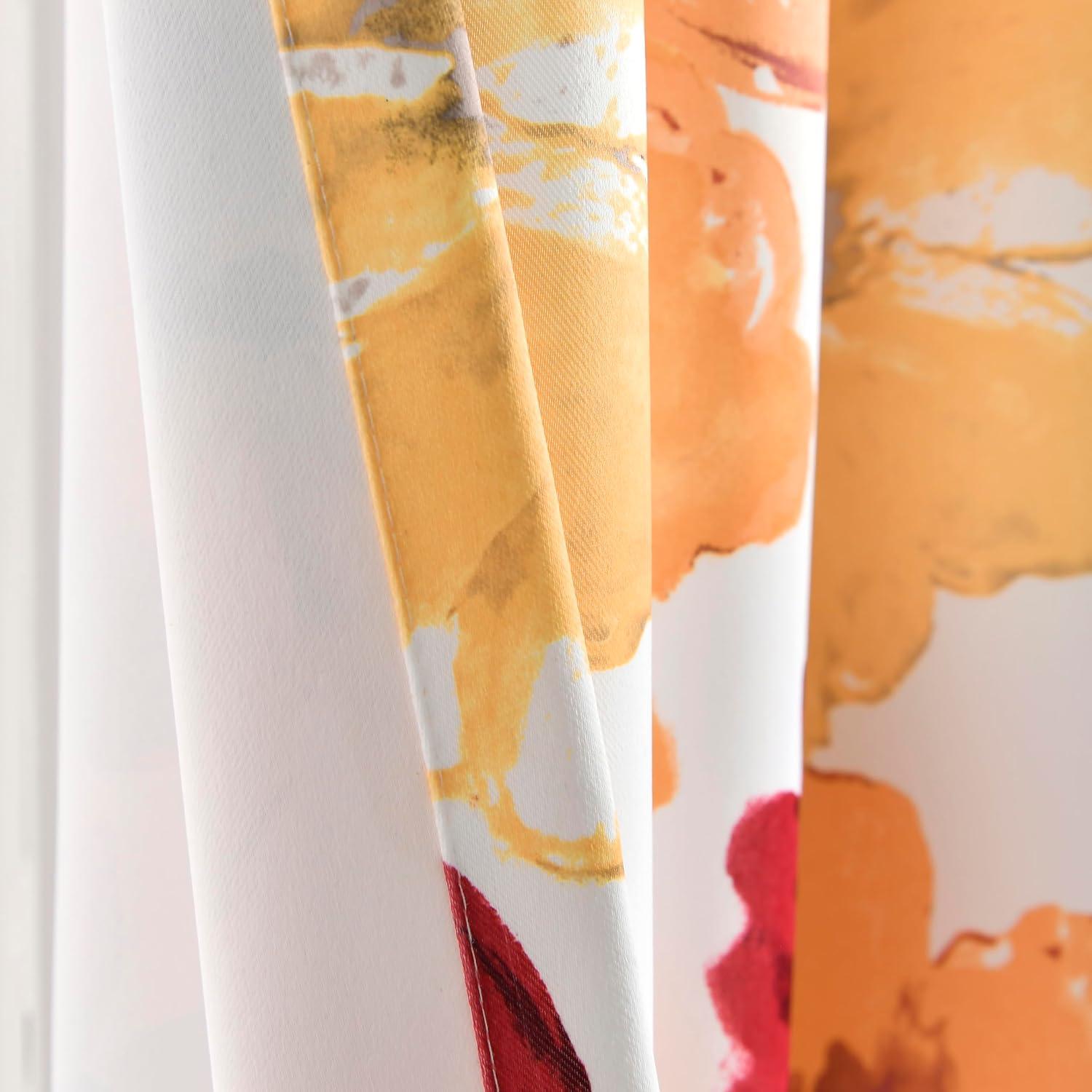 Lush Decor Leah Floral Tailored 52'' W Window Valance