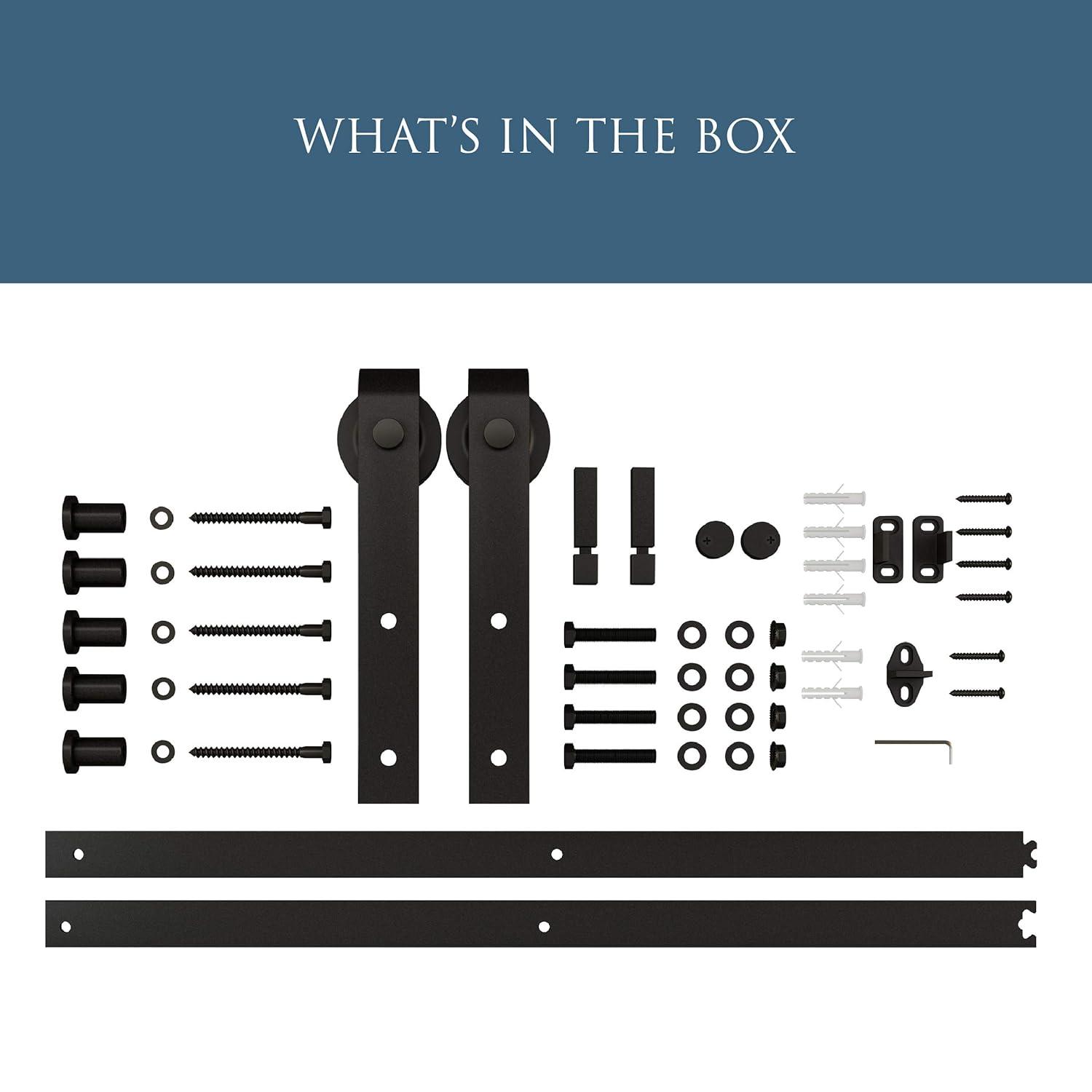 National Hardware Standard Single Barn Door Hardware Kit