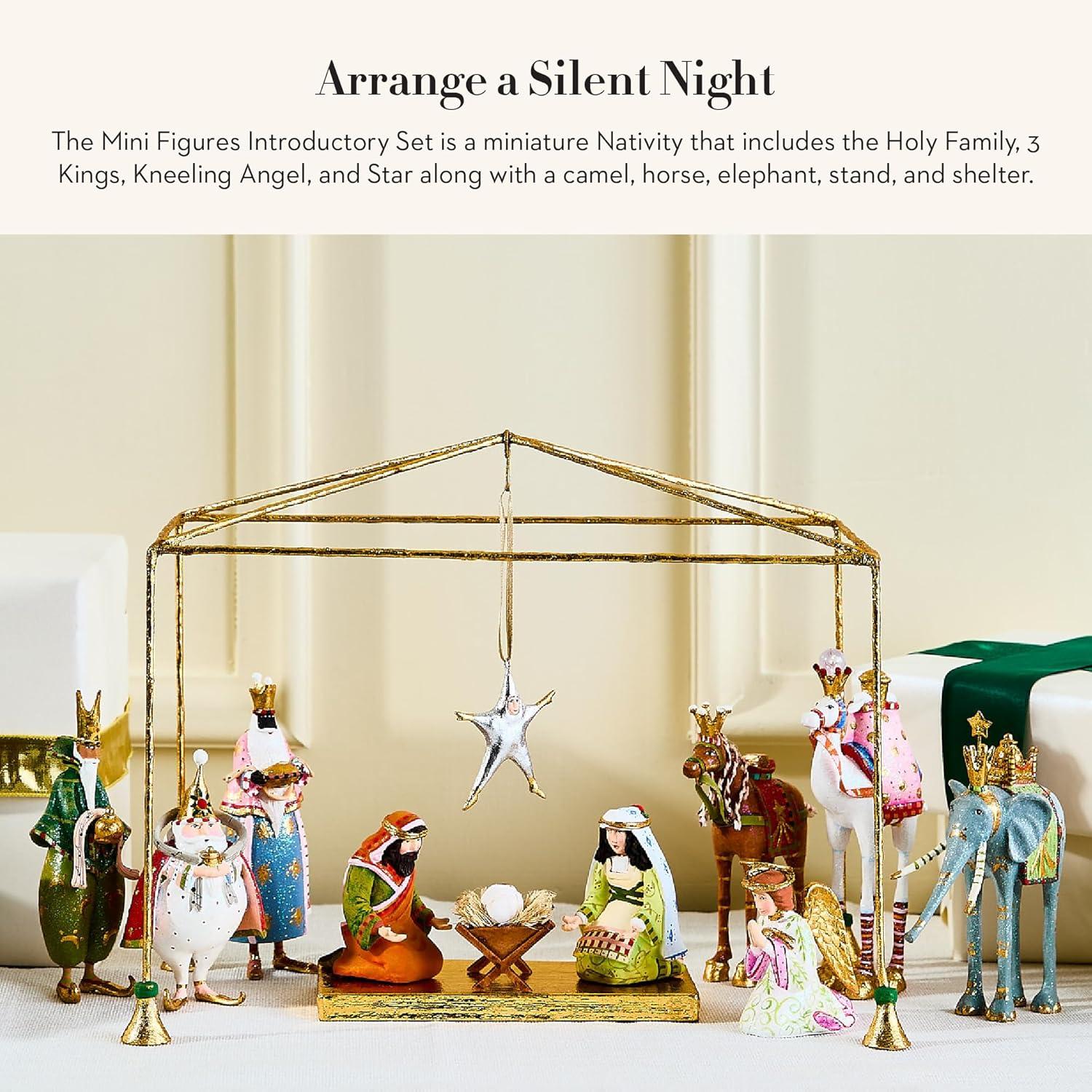 MacKenzie-Childs 13 Piece Nativity Patience Brewster Mini Introductory Set