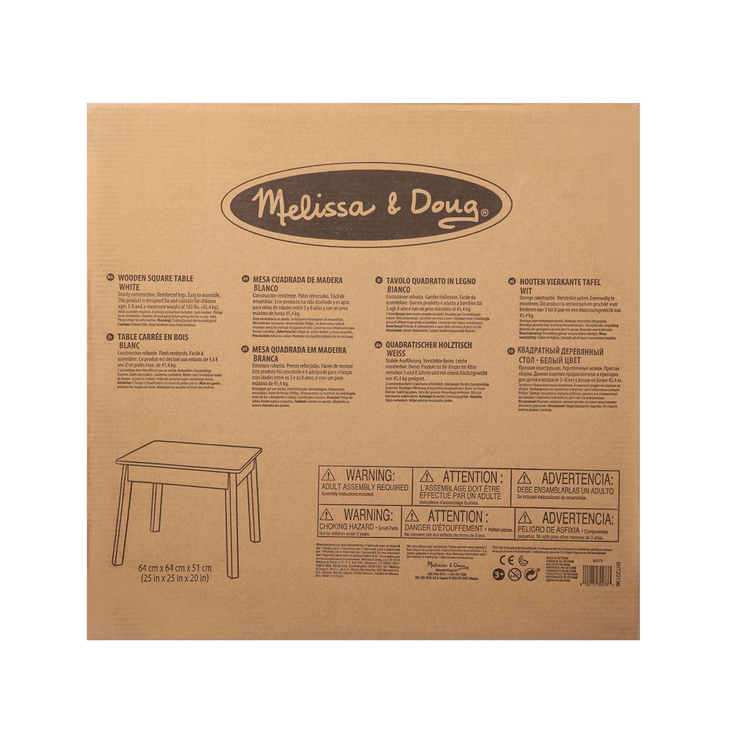 Melissa & Doug Kids Play Or Activity Table