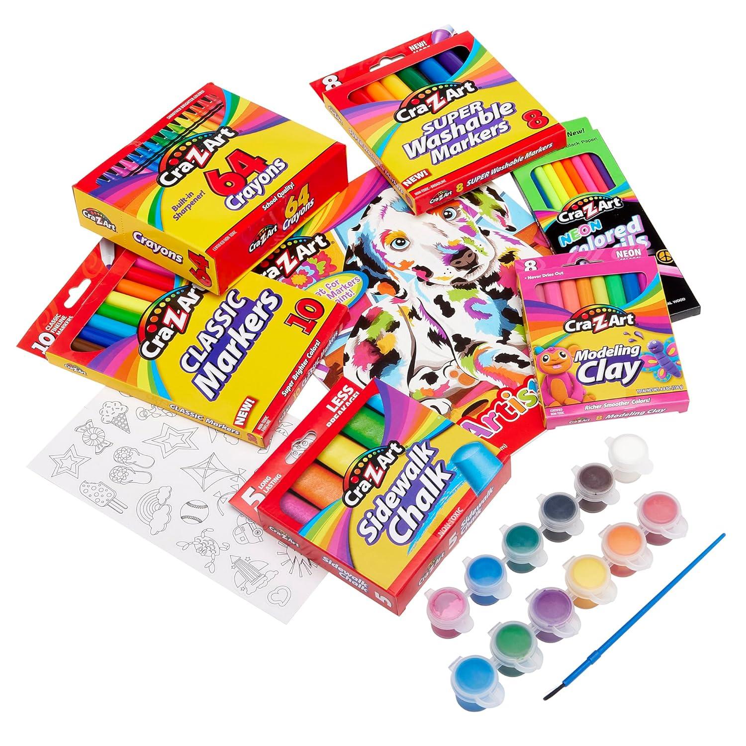 Cra-Z-Art Ultimate Extravaganza Multicolor Drawing Set, Beginner, Child Ages 4 and up