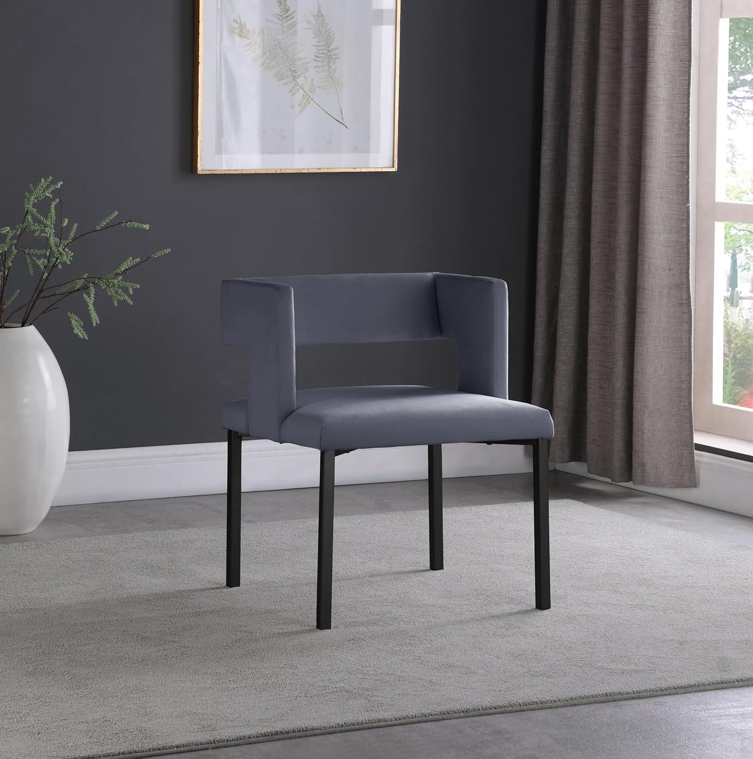 Inga 19'' H Velvet Upholstered Side Chair