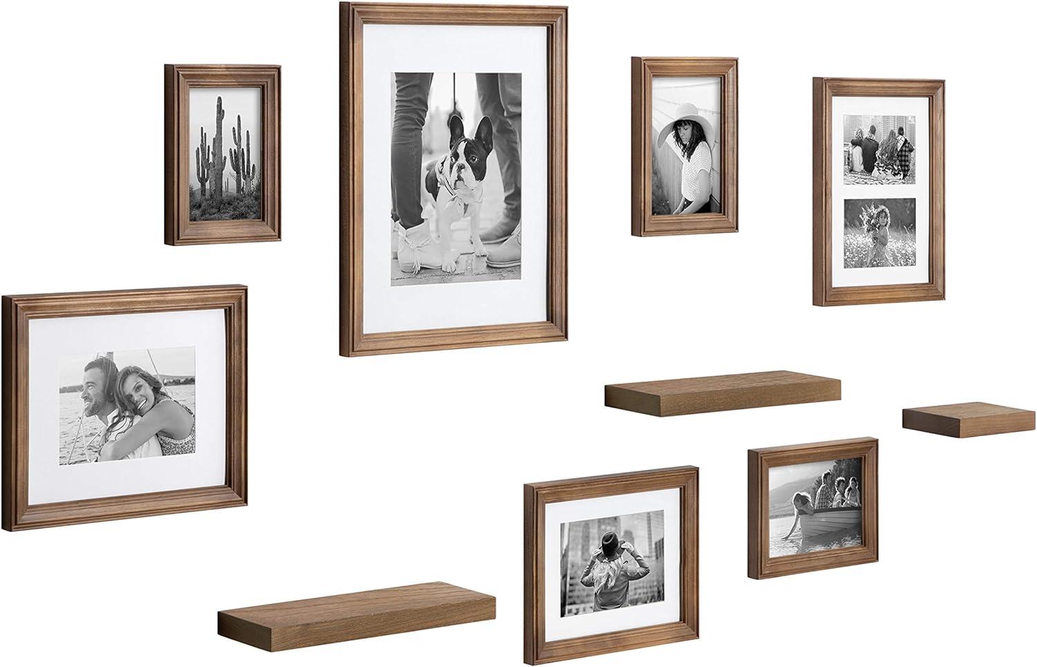 10pc Bordeaux Frame Box Set - Kate & Laurel All Things Decor