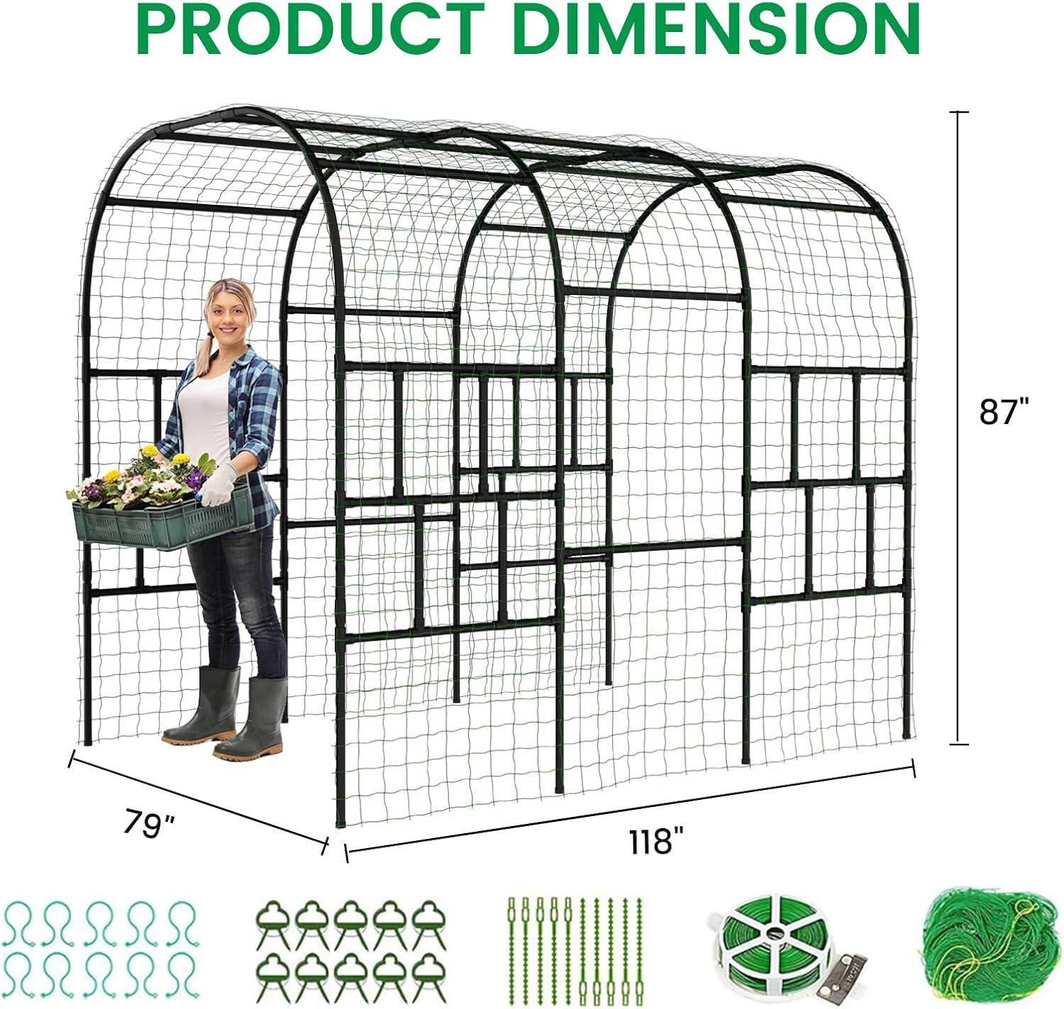 Blooming Large Garden Arch Gazebo Pergola