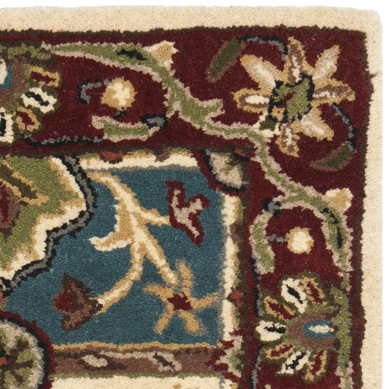 Heritage HG925 Hand Tufted Area Rug - Multi/Red - 4'x6' - Safavieh.