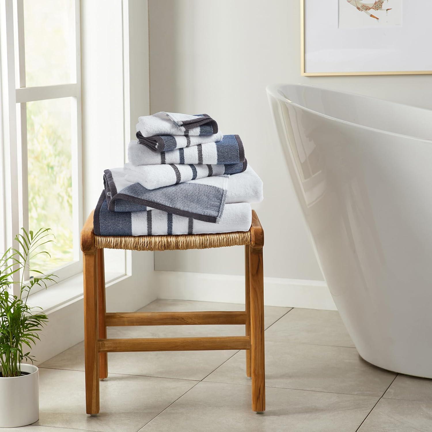 FreshFolds Cotton Blend Decorative 6-Piece Towel Set