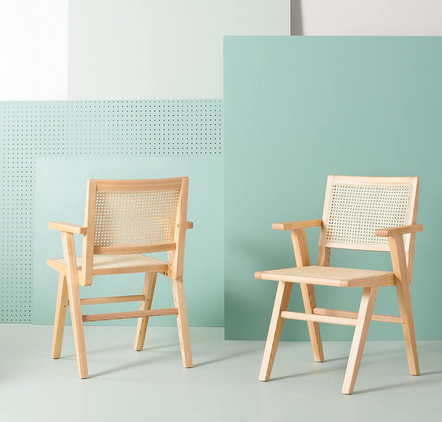 AllModern Atticus 18.10'' H Ash Armchair (Set of 2)