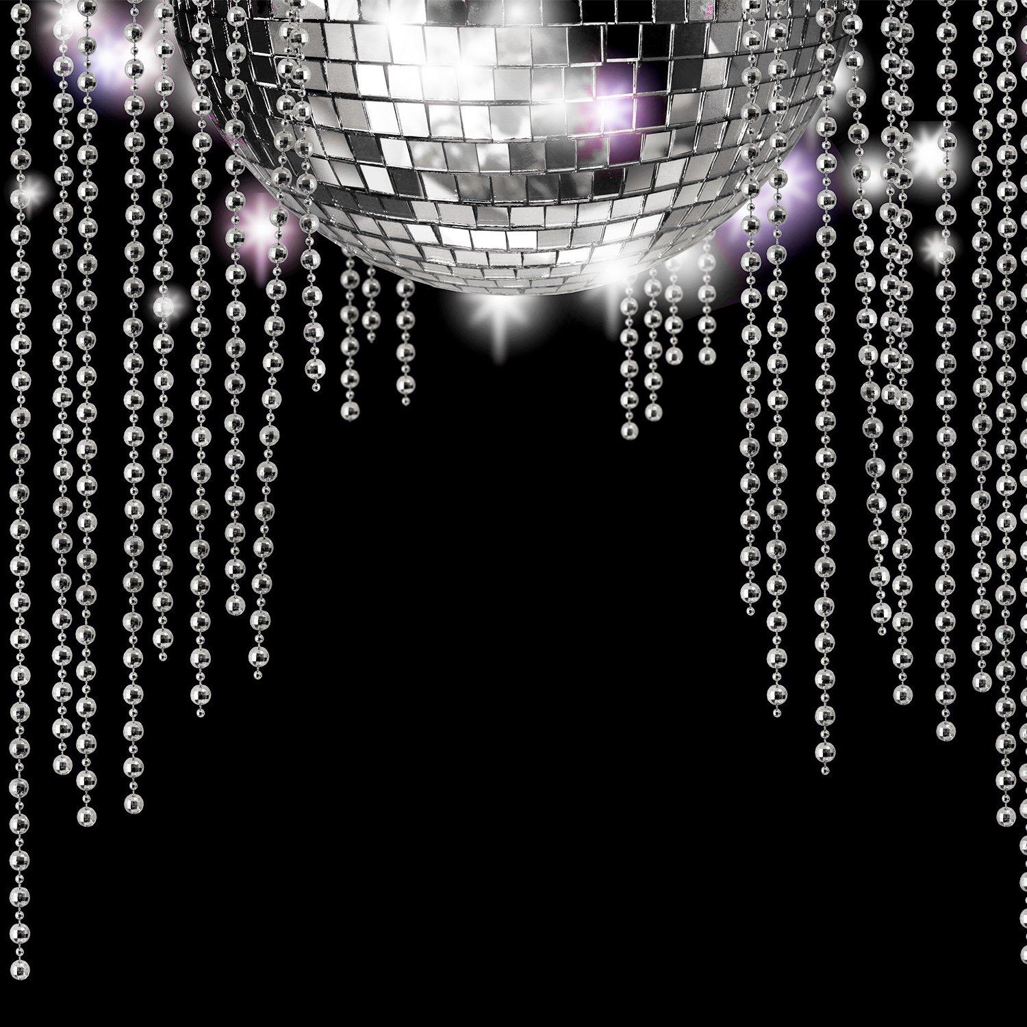 Shappy 10 Feets Beaded Ball Pull Chain Extension Roller Shade Bead Chain Extender with 10 Pieces Matching Connector for Window Blind Vertical Replacement (4.5 mm,Silver)